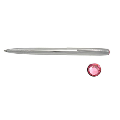 Fisher Space - Chrome Rose Crystal Cap-O-Matic Space Pen