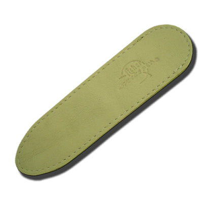 Fisher Space - Small Green Leather Pen Case with Logo