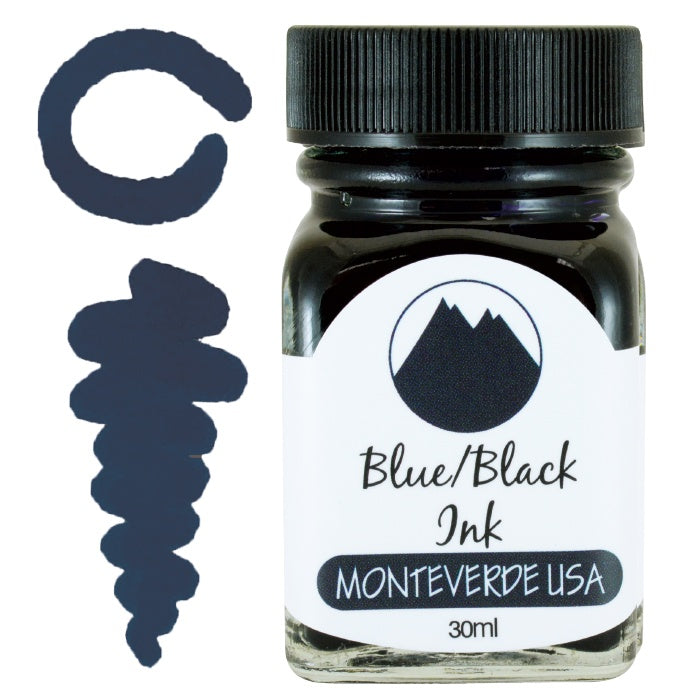 Monteverde Bottled Fountain Pen Ink 30 ml - Blue/Black