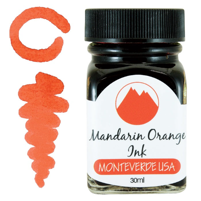 Monteverde Bottled Fountain Pen Ink 30 ml - Mandarin Orange