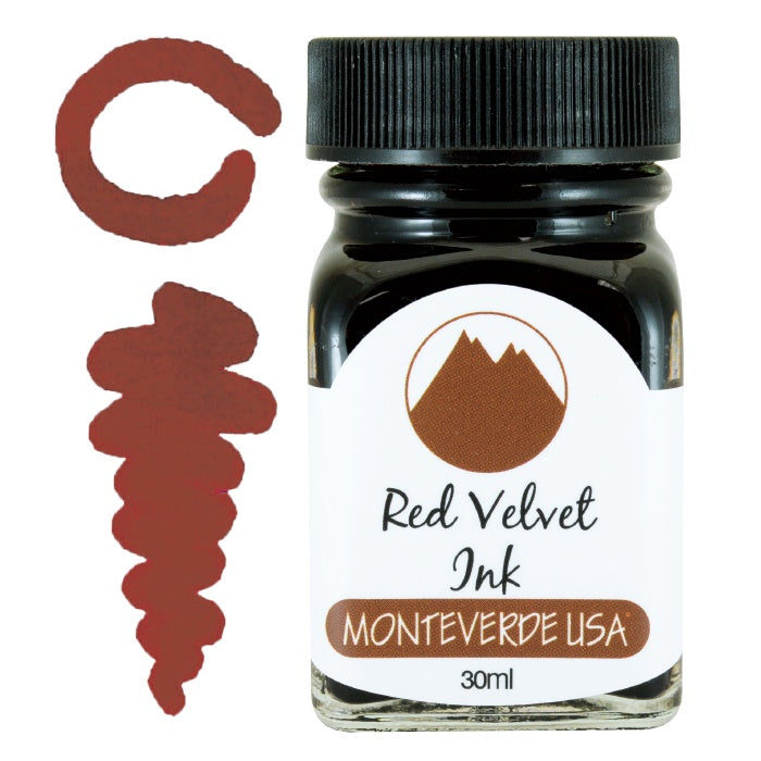 Monteverde Bottled Fountain Pen Ink 30 ml - Red Velvet