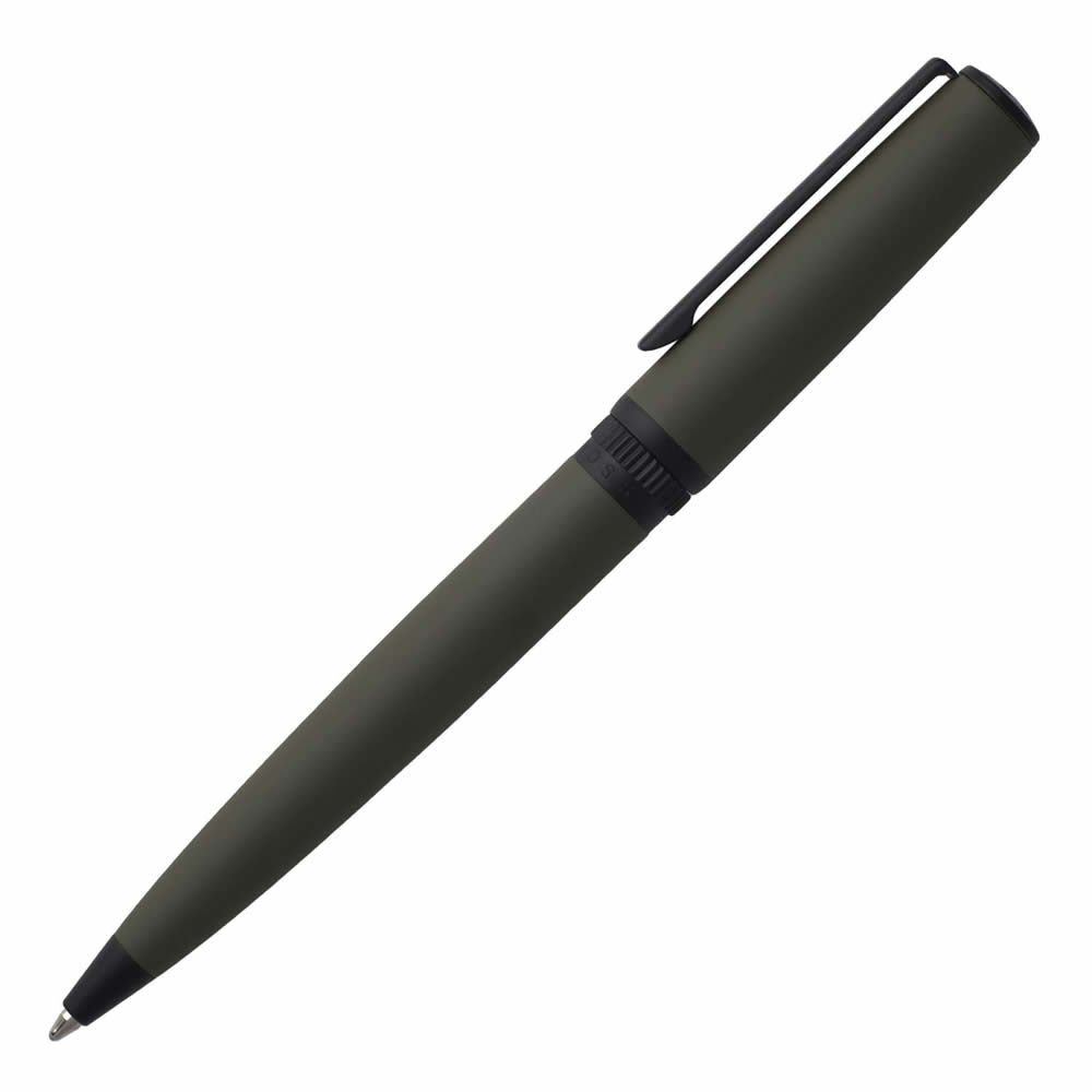 Hugo Boss Gear Matrix Khaki Ballpoint Pen