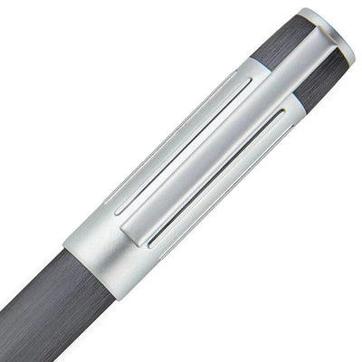 Hugo Boss Gear Ribs Gunmetal Ballpoint Pen