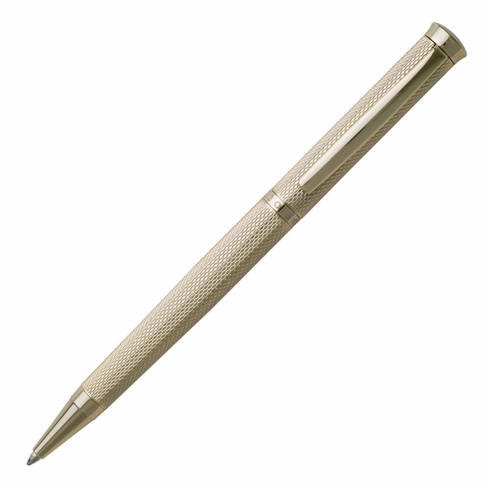 Hugo Boss Sophisticated Gold Diamond Ballpoint Pen
