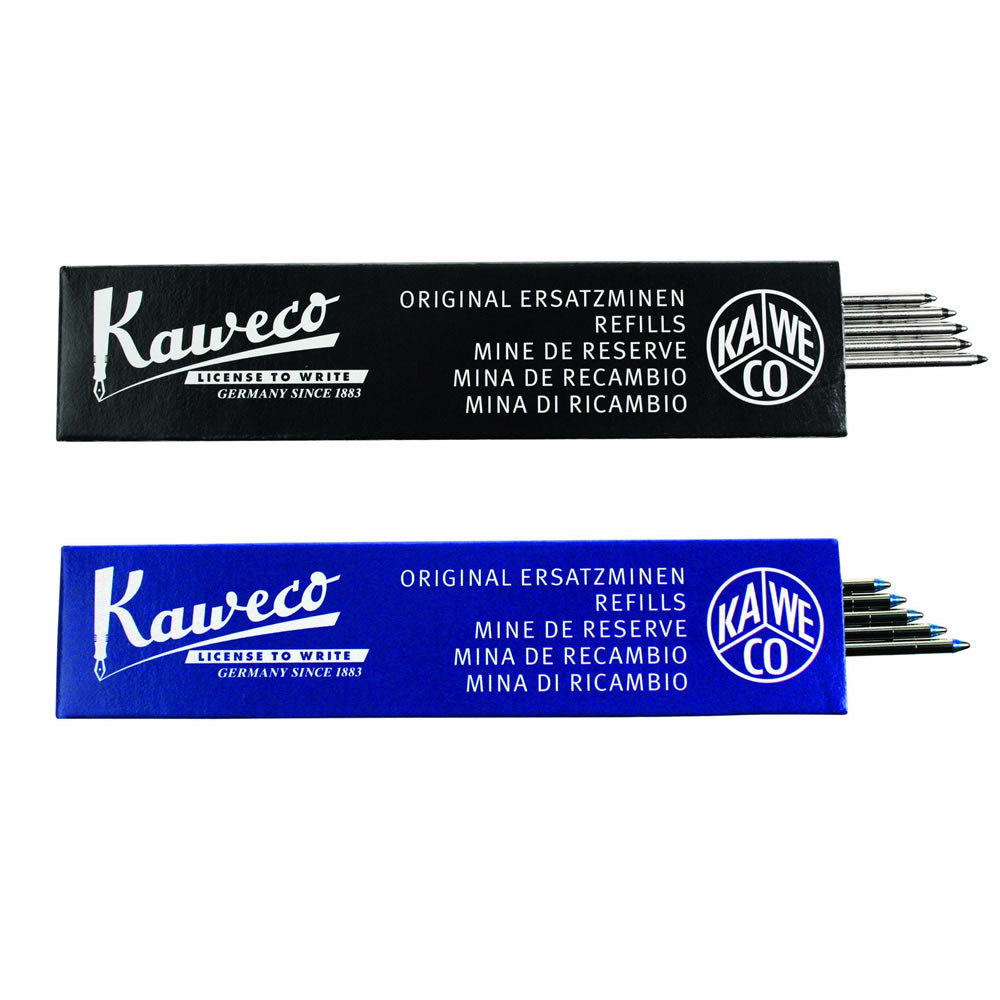 Kaweco D1 Refill for Ballpoint Pens in Black or Blue - 5 Pack