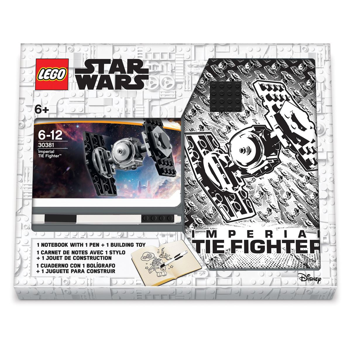 Lego Star Wars 2.0 TIE Fighter Recruitment Bag Stationery Set