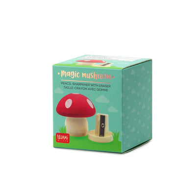 Magic Mushroom Legami Eraser and Sharpener