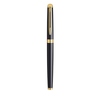 Waterman Hemisphere Rollerball Pen - Shiny Black with Gold Trim