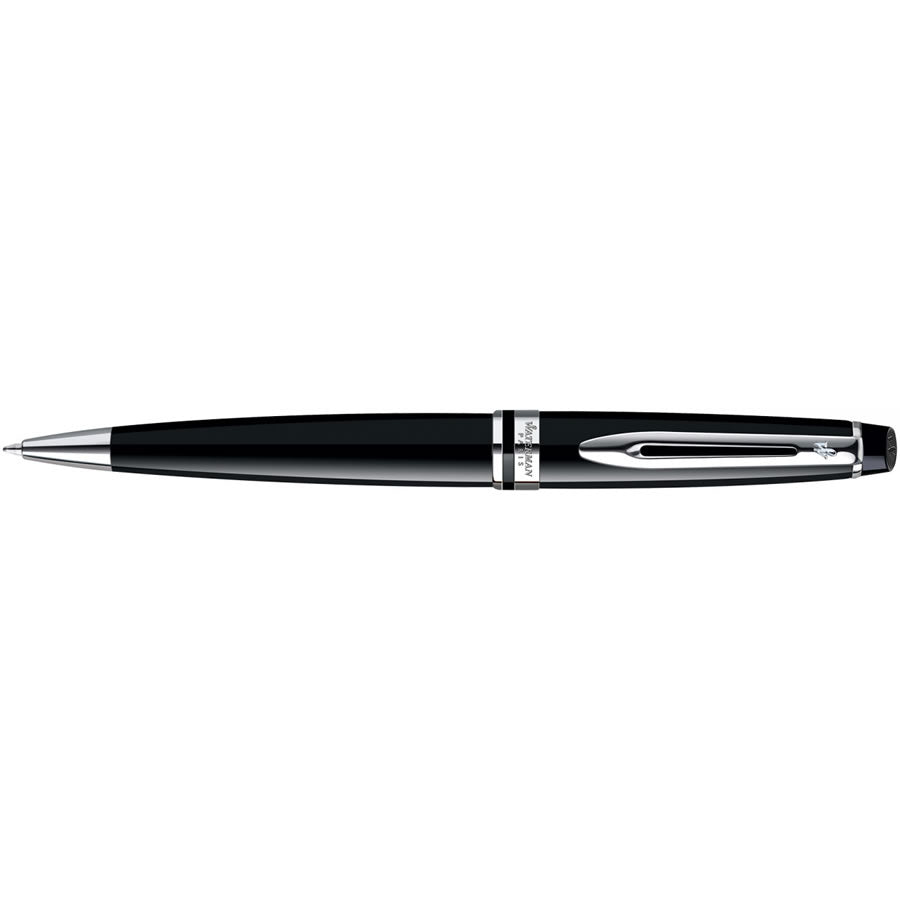 Waterman Expert Black Chrome Trim Ballpoint Pen