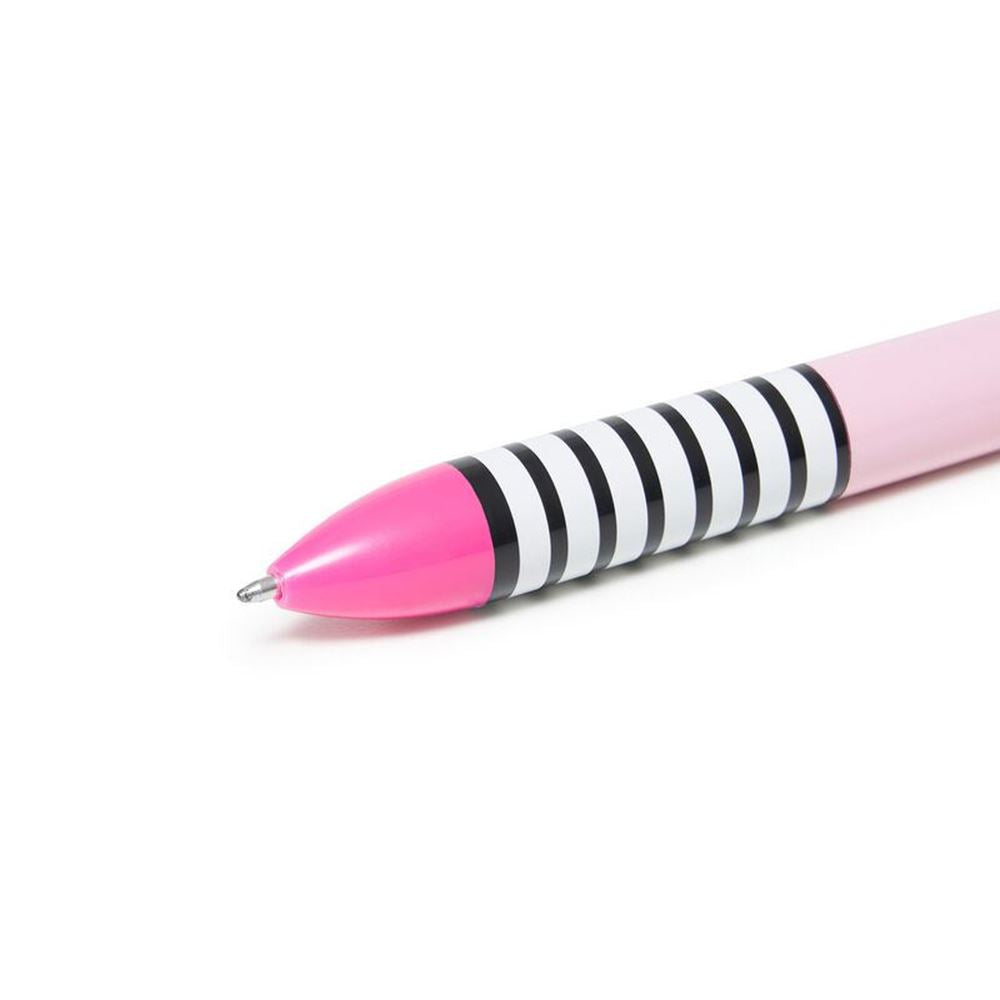 Two Colour Ballpoint Legami Pen - Miss Flamingo