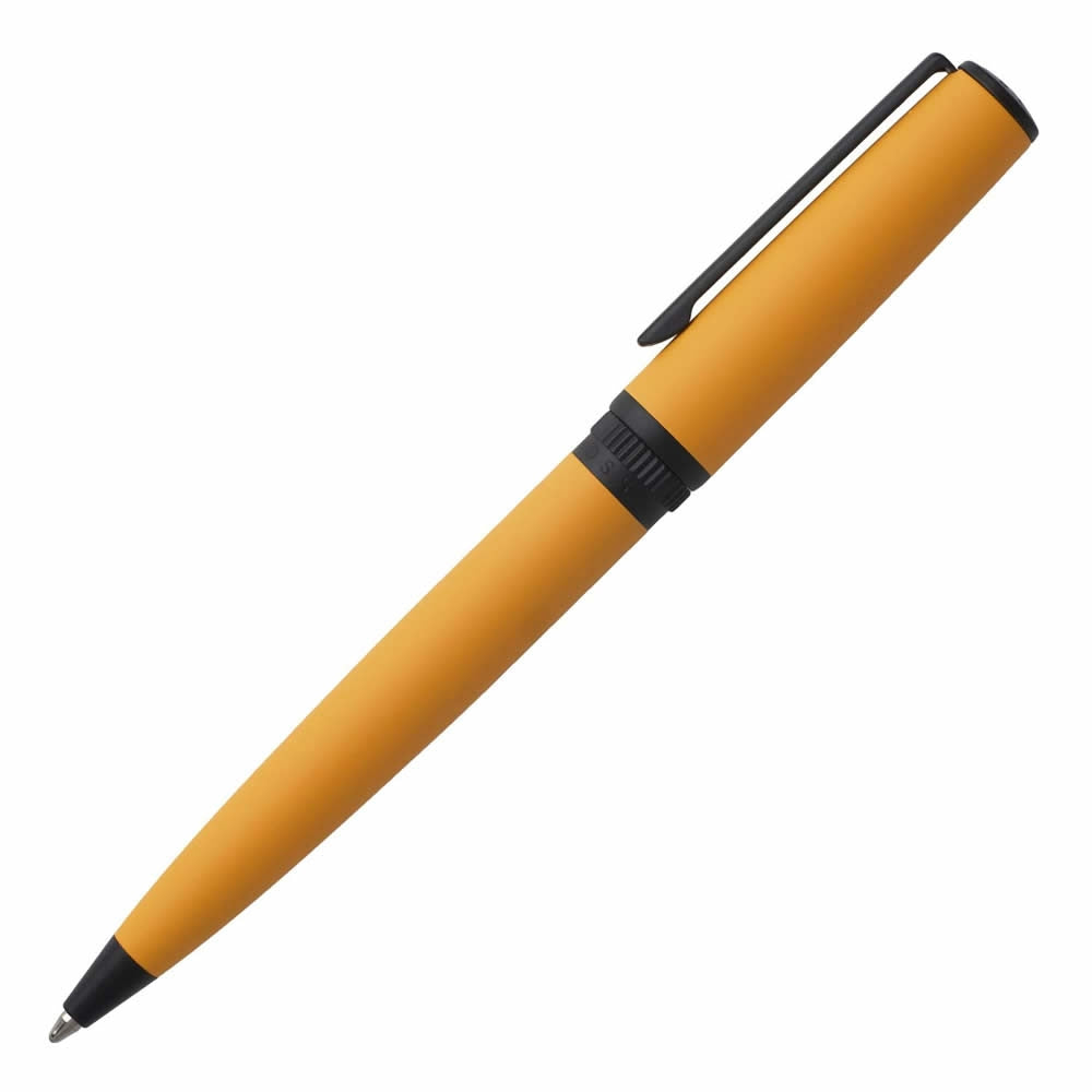 Hugo Boss Gear Matrix Yellow Ballpoint Pen