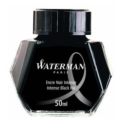 Waterman Bottled Ink For Fountain Pens - Black, Turquoise, Red & Green