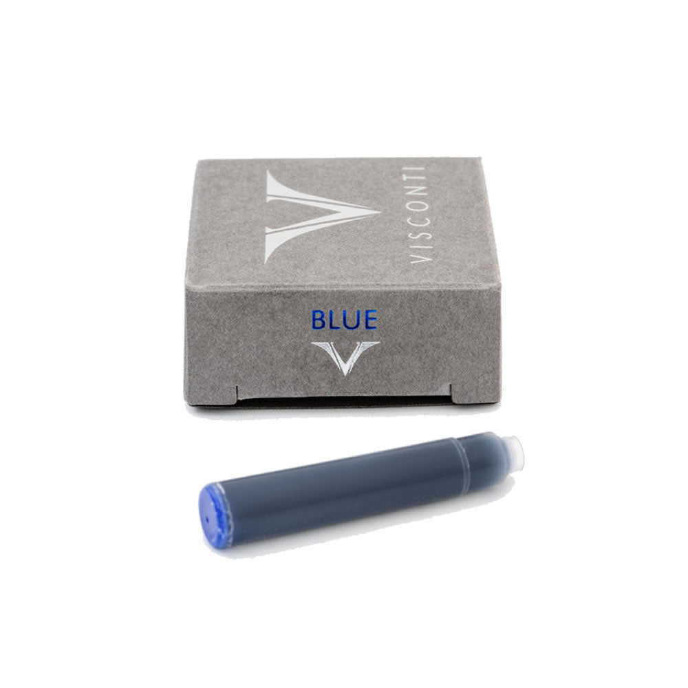 Visconti Blue Ink Cartridges - 10 Pack