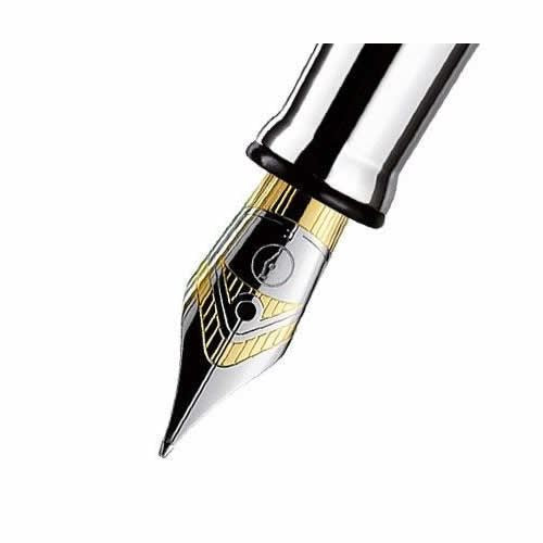 Otto Hutt Design 04 - Black & Rose Gold Fountain Pen (Medium)