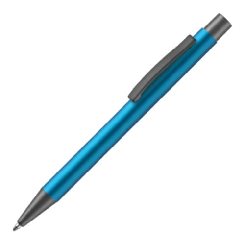 Light Blue Ergo Metal Ballpoint Pen