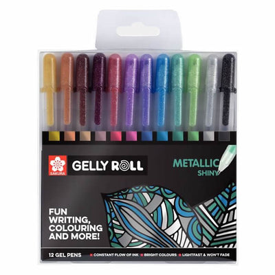 Sakura Gelly Roll: Metallic 12 Gel Pen Set