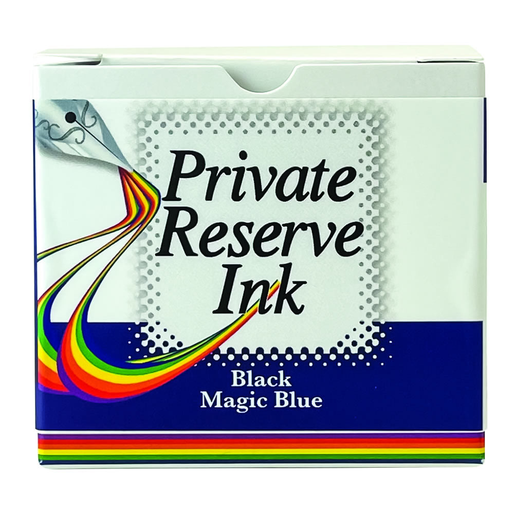 Private Reserve Bottled Ink in Black Magic Blue - 60ml
