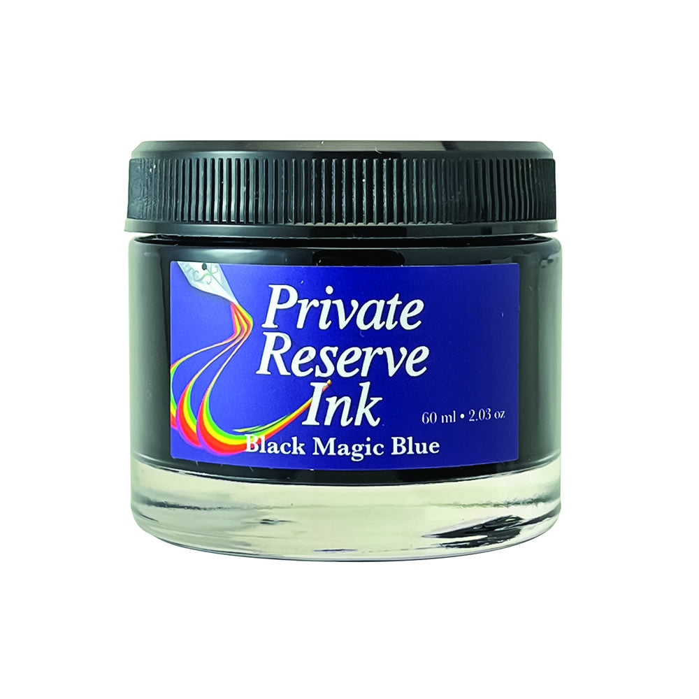 Private Reserve Bottled Ink in Black Magic Blue - 60ml