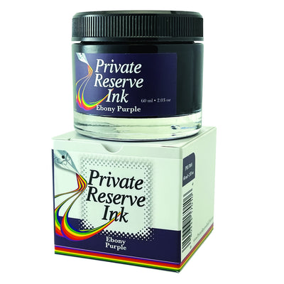 Private Reserve Bottled Ink in Ebony Purple - 60ml