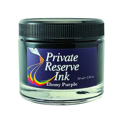 Private Reserve Bottled Ink in Ebony Purple - 60ml