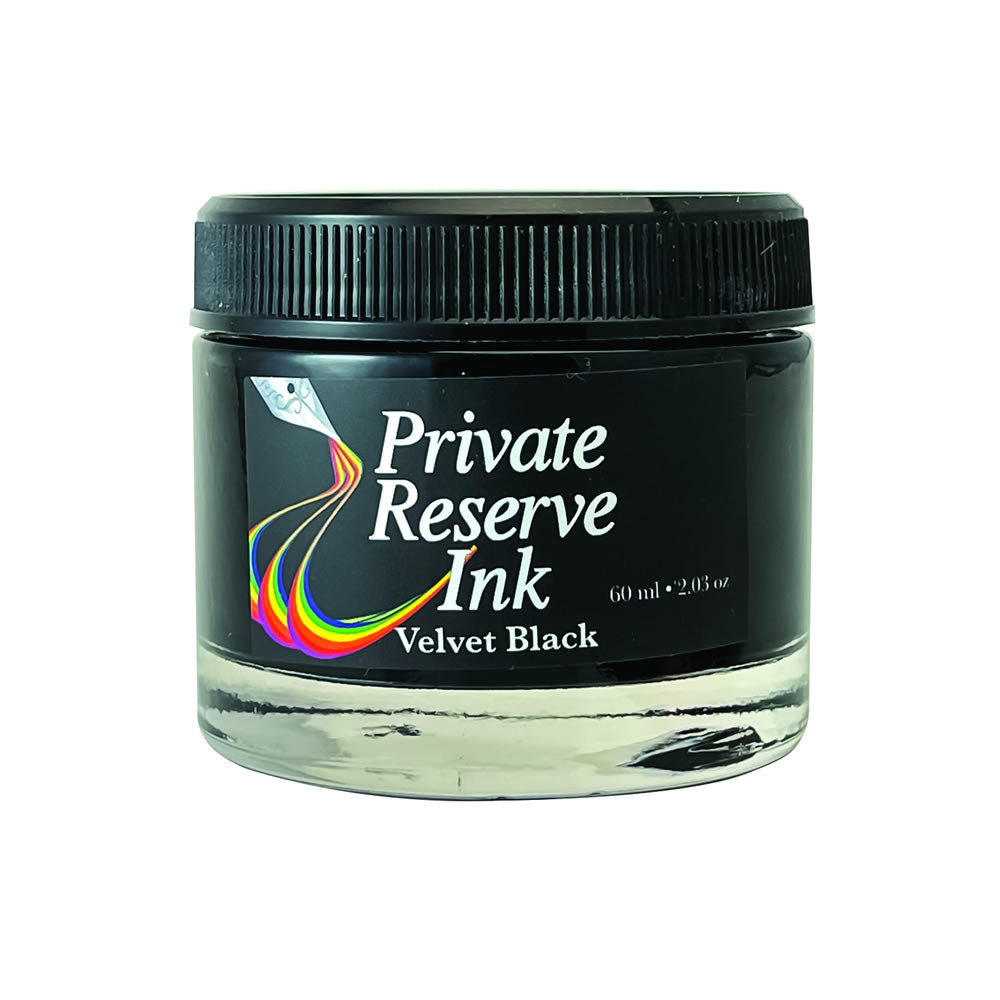 Private Reserve Bottled Ink in Velvet Black - 60ml