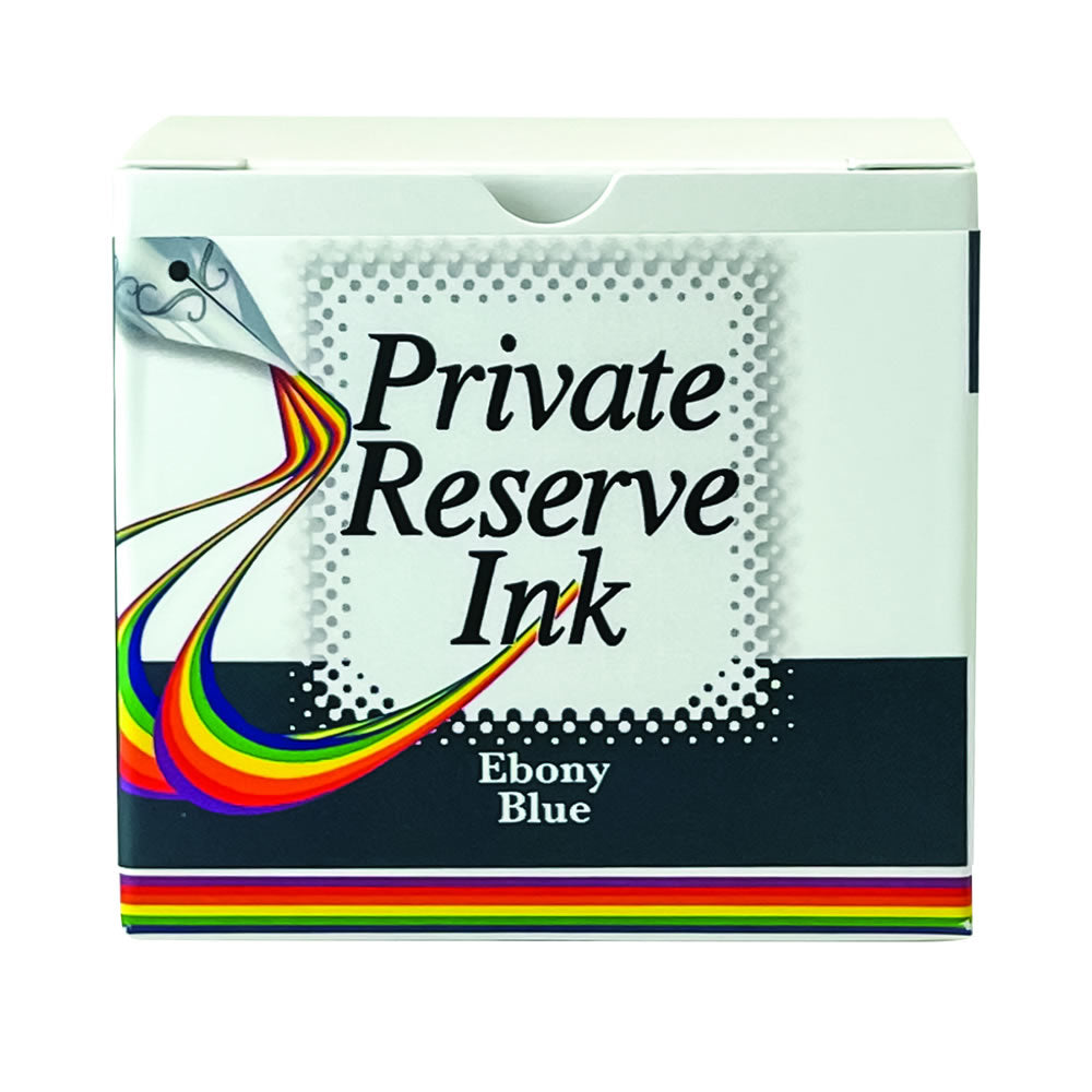 Private Reserve Bottled Ink in Ebony Blue - 60ml