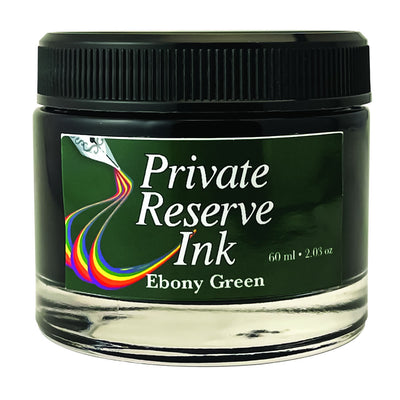 Private Reserve Bottled Ink in Ebony Green - 60ml