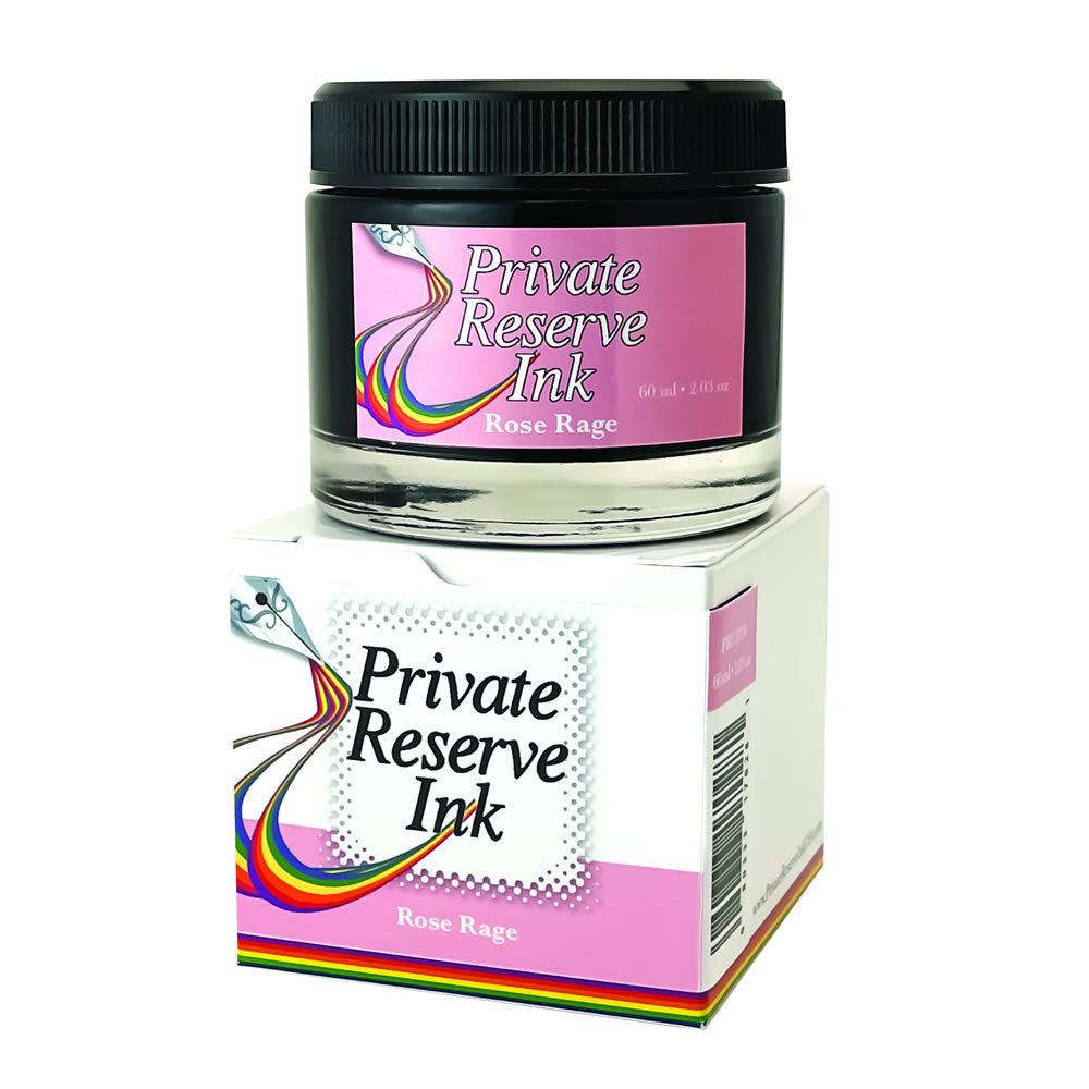 Private Reserve Bottled Ink in Rose Rage - 60ml | Executive Pens Direct
