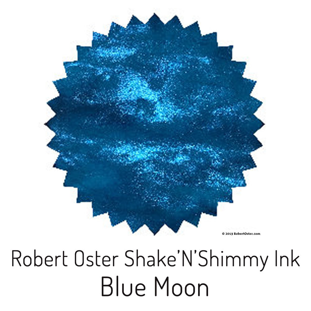 Robert Oster Shake'N'Shimmy Shimmering Ink - Blue Moon 50ML